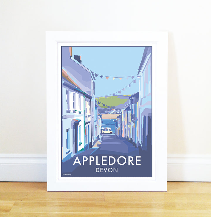Appledore vintage travel poster 