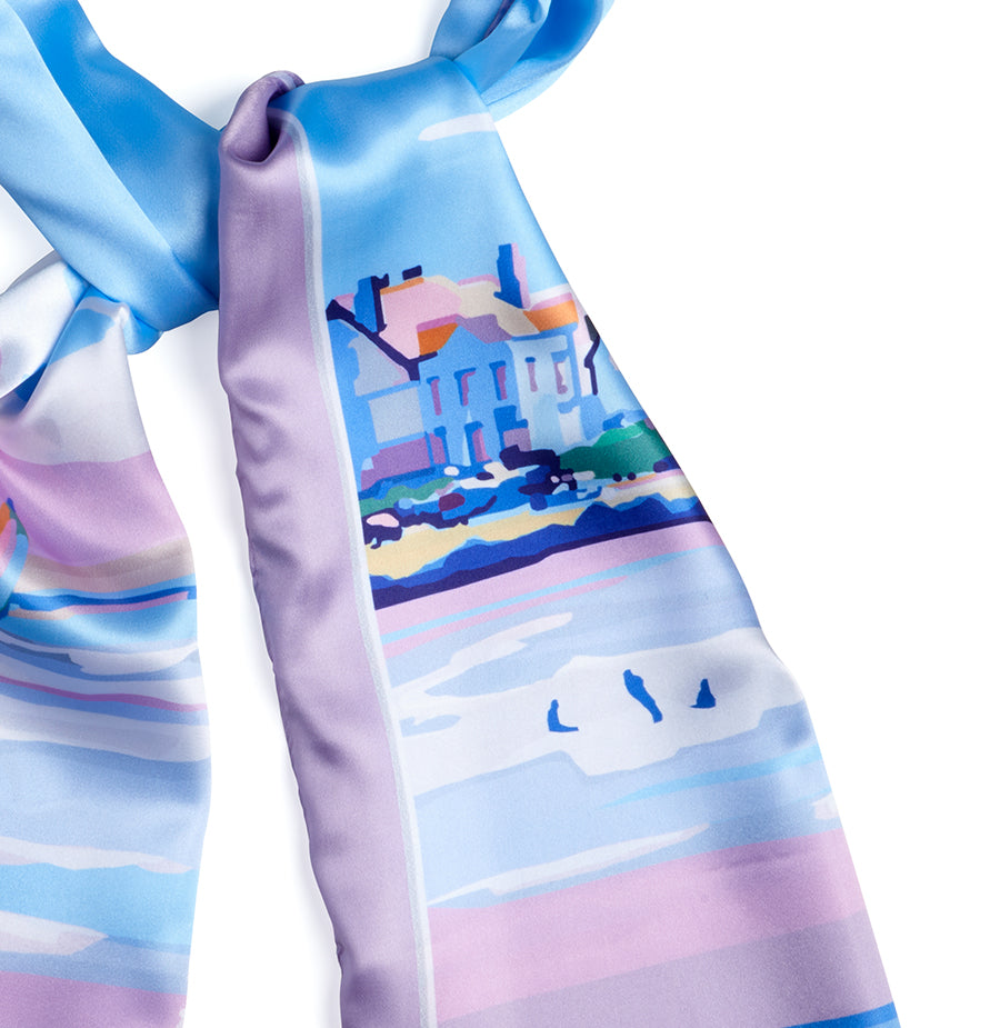 Luxury Long Satin Scarf