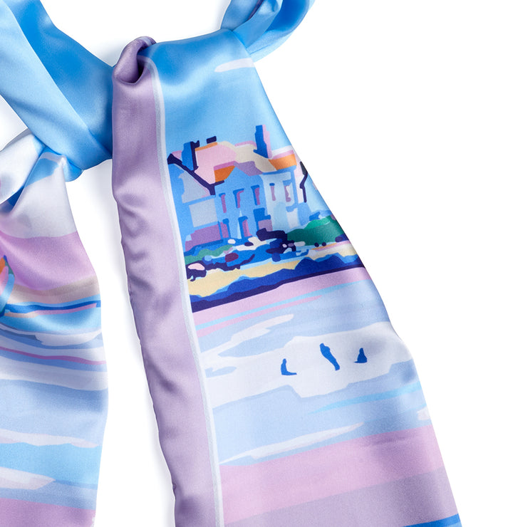 Luxury Long Satin Scarf