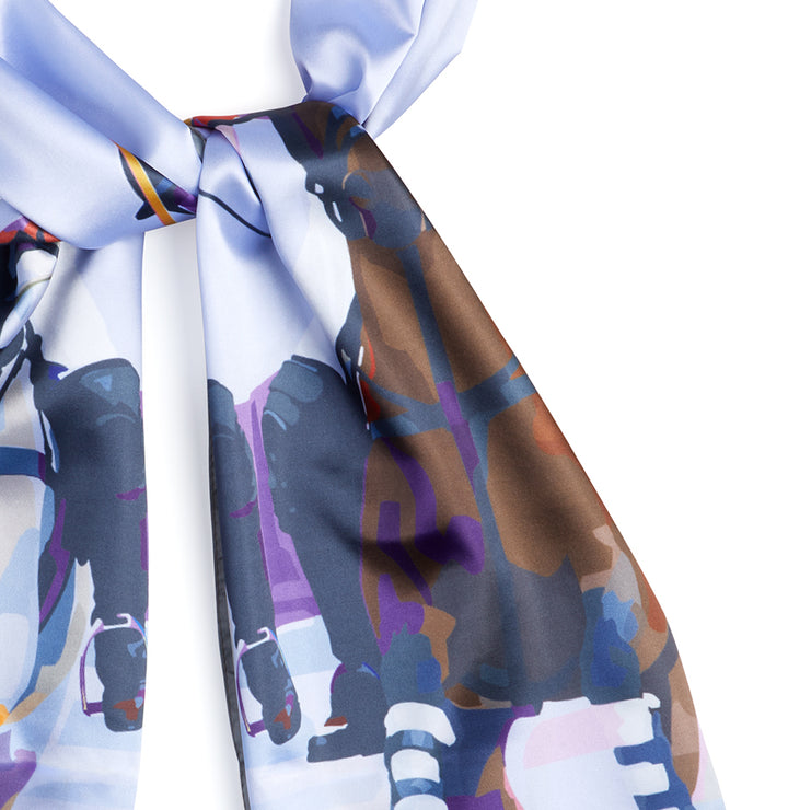 Luxury Long Satin Scarf