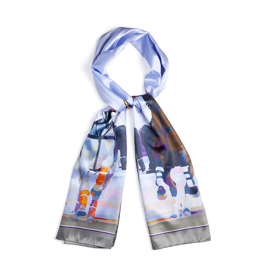 Luxury Long Satin Scarf