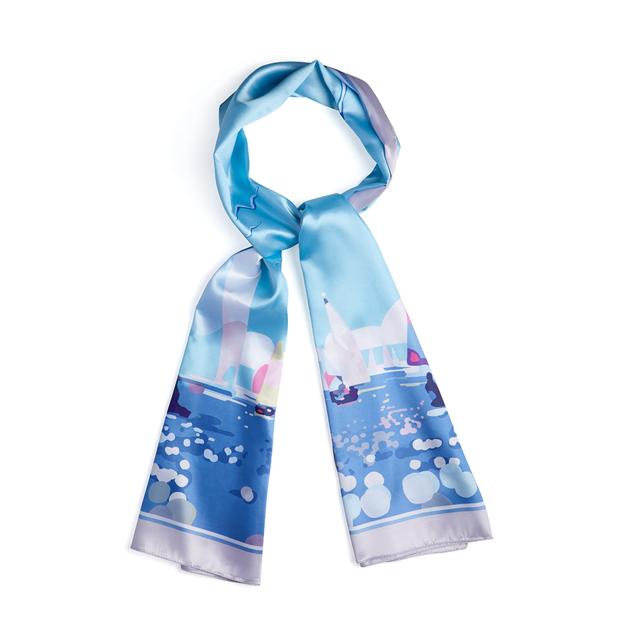 Luxury Long Satin Scarf