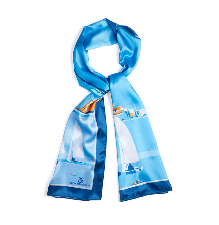Luxury Long Satin Scarf