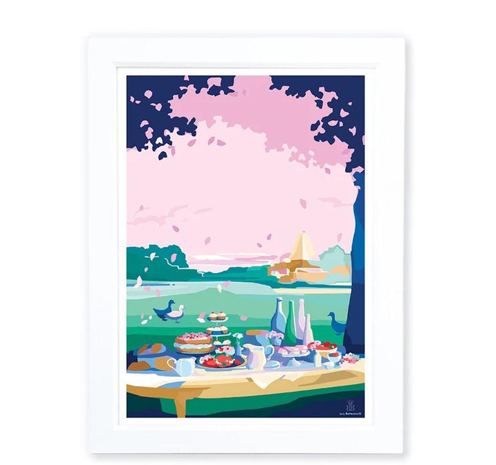 A Little of What you Fancy A4 seaside print by Becky Bettesworth
