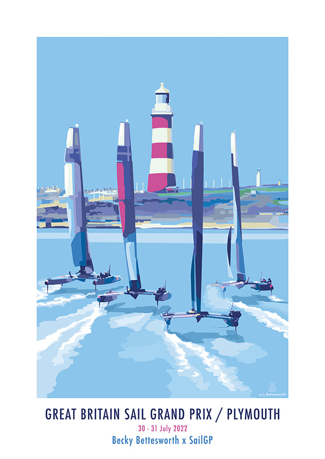 Sail Grand Prix Plymouth A3 Event Poster