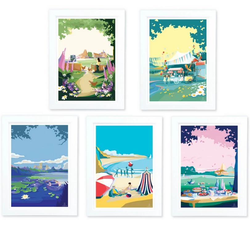 H E Bates, The Darling Buds Of May Penguin Artwork by Becky Bettesworth