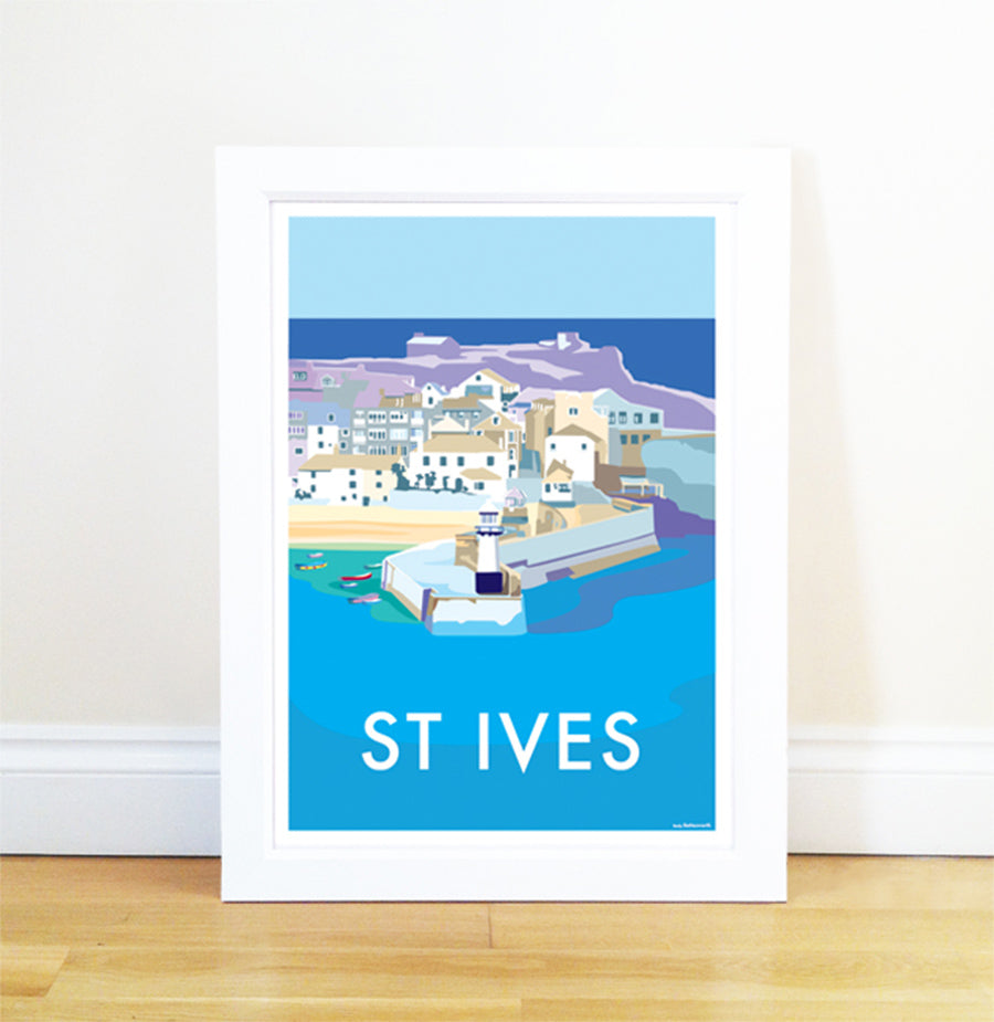 Becky Bettesworth Vintage Travel Poster and Seaside Print 