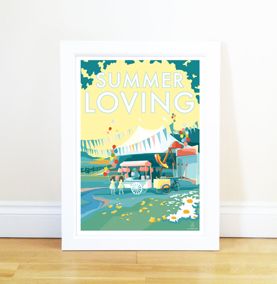 Becky Bettesworth Vintage Travel Poster and Seaside Print 