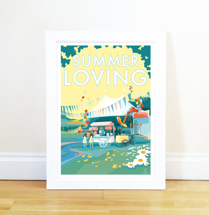 Becky Bettesworth Vintage Travel Poster and Seaside Print 