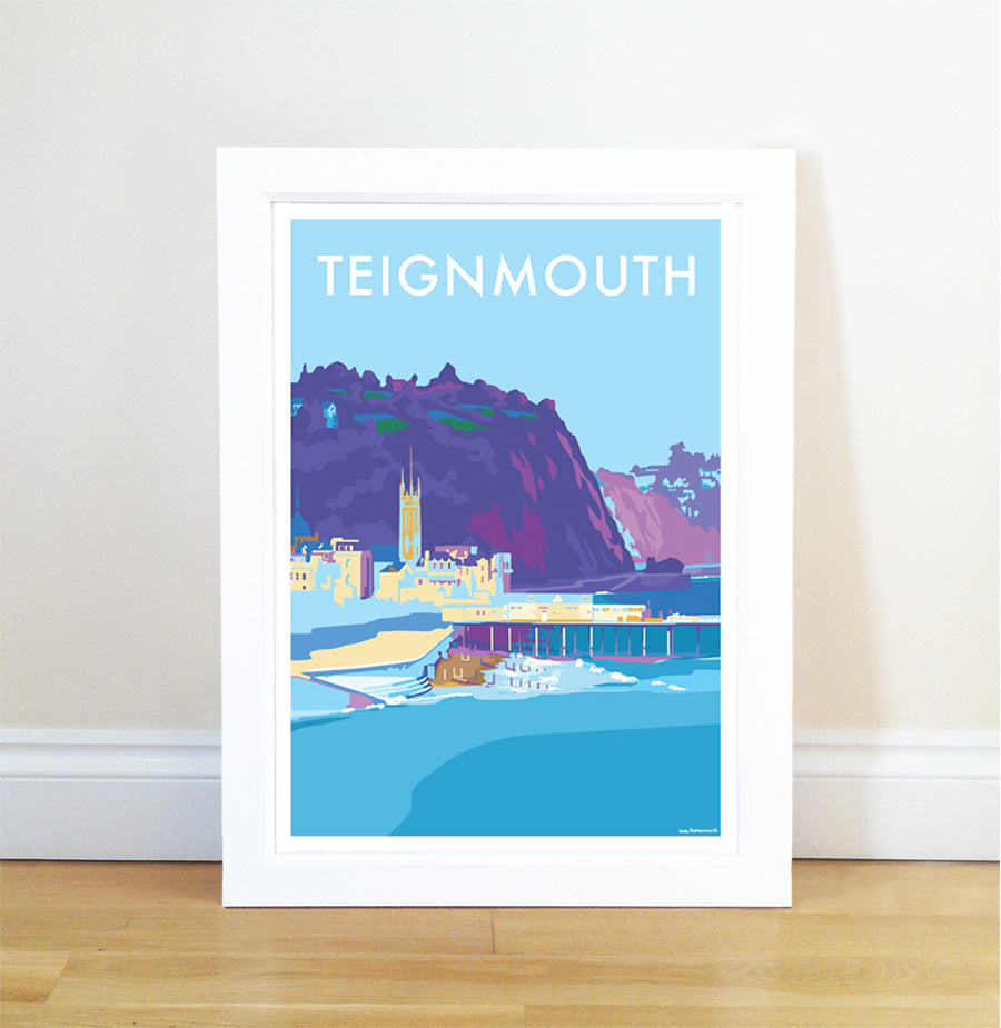Becky Bettesworth Vintage Travel Poster and Seaside Print 