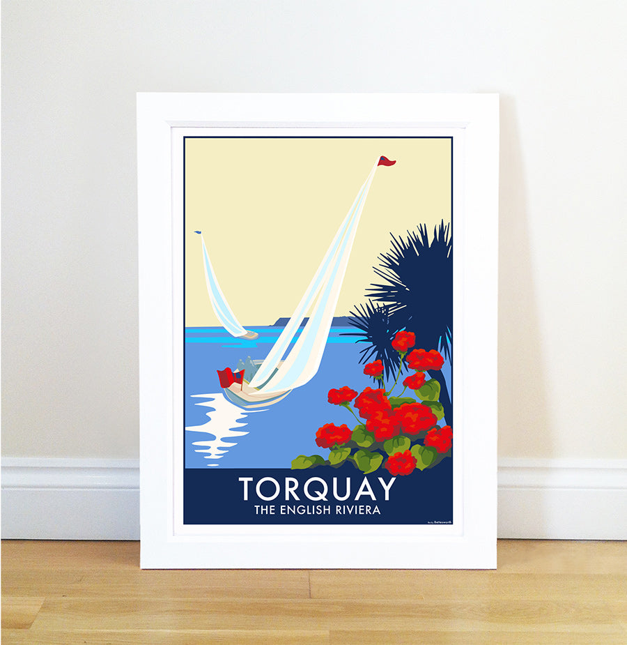 Becky Bettesworth Vintage Travel Poster and Seaside Print 
