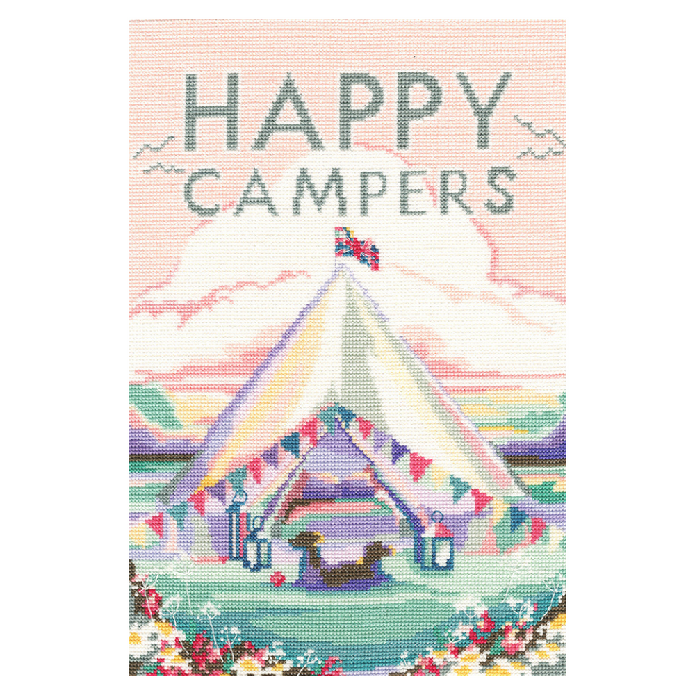 Bothy Threads Cross Stitch Sewing Kit Becky Bettesworth Happy Campers