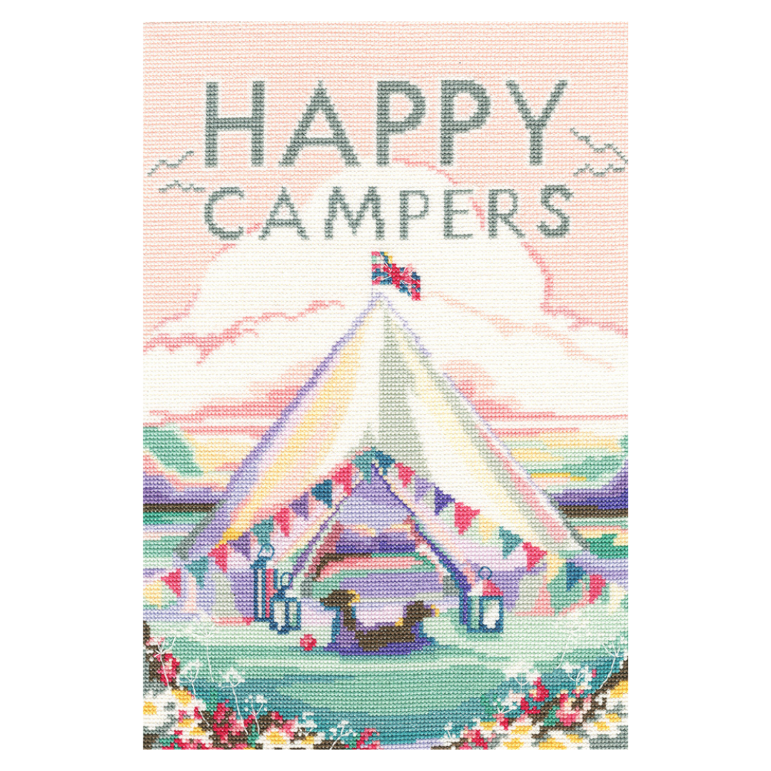 Bothy Threads Cross Stitch Sewing Kit Becky Bettesworth Happy Campers