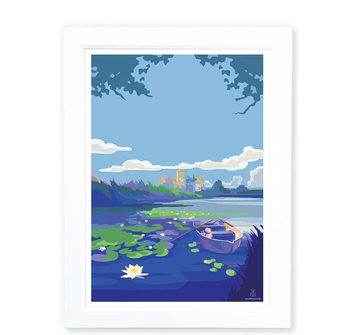 When the Green Woods Laugh A4 seaside print by Becky Bettesworth