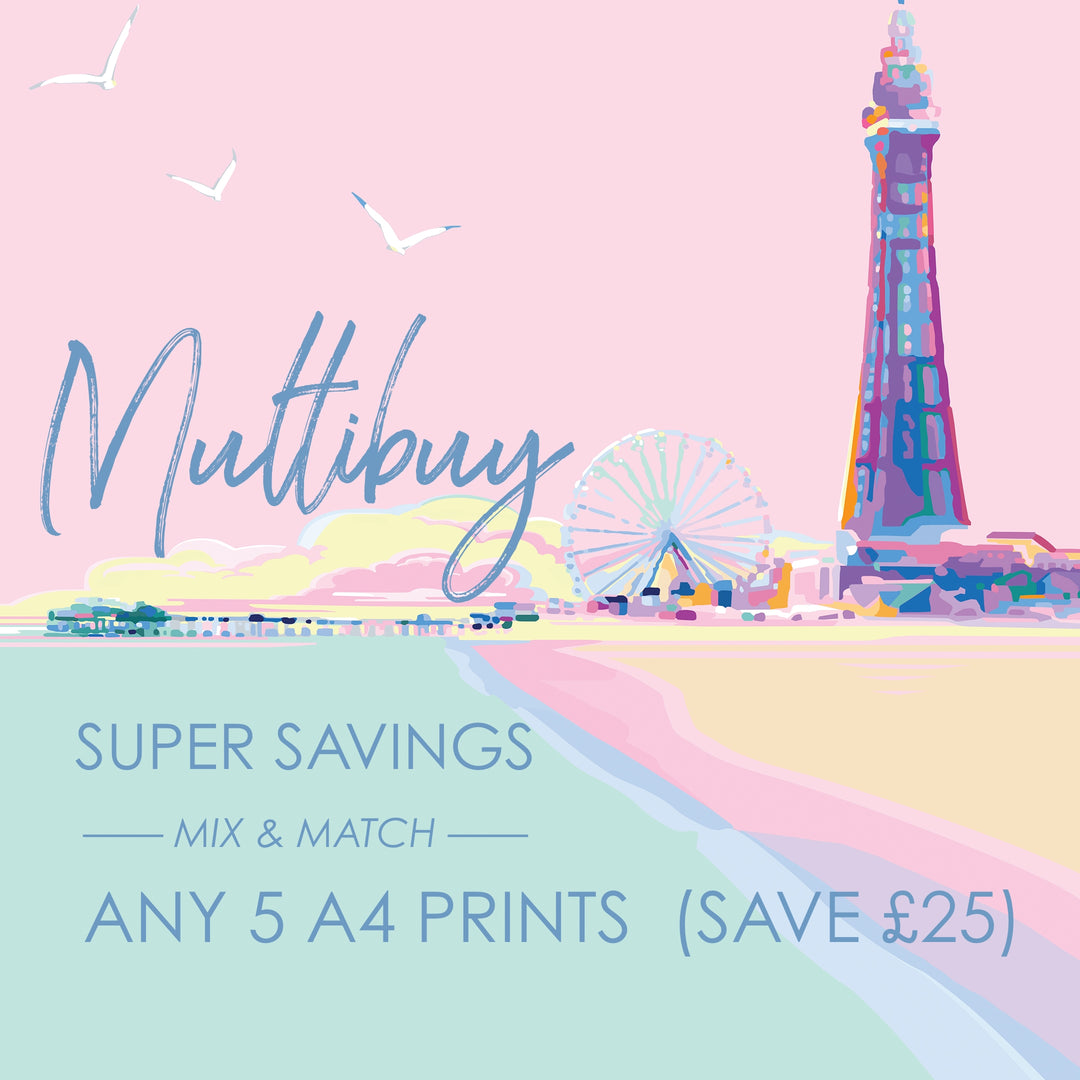 Multi Buy - Five A4 prints for £45