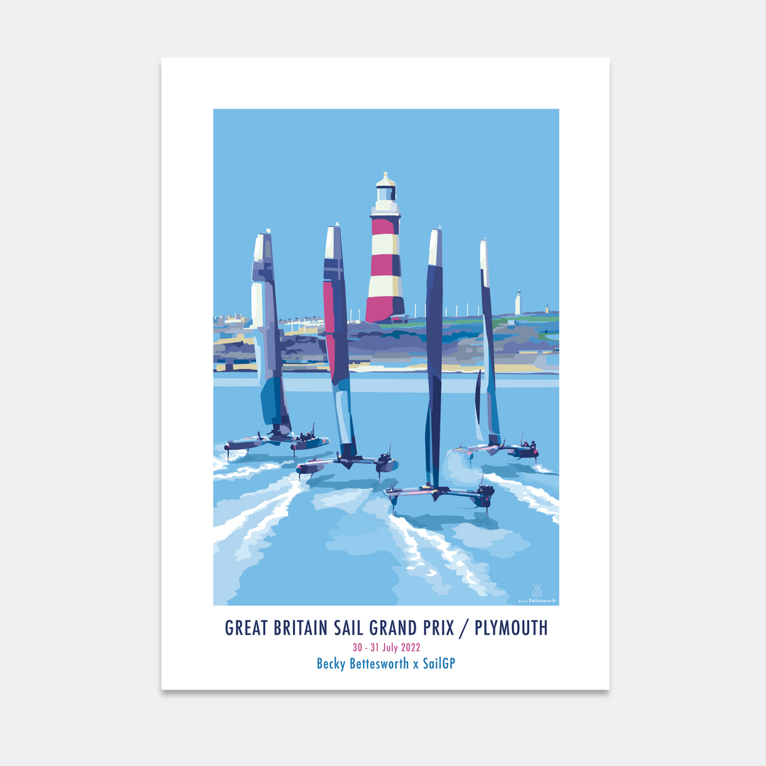 Sail Grand Prix Plymouth A3 Event Poster